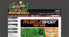 Desktop Screenshot of nutritionjungle.com